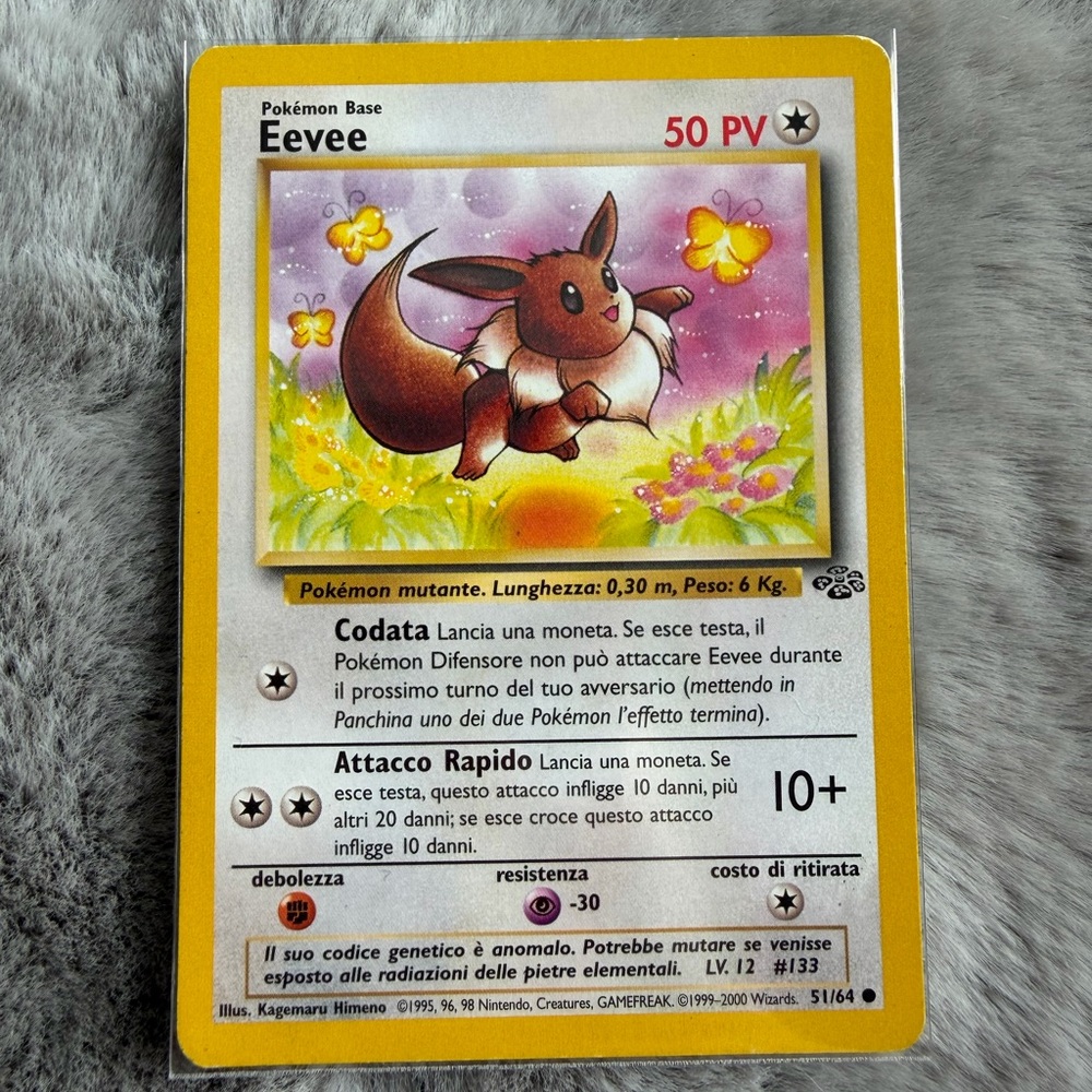 Spanish Pokémon Eevee 51/64, Jungle 1999-2000 - Picture 1 of 2